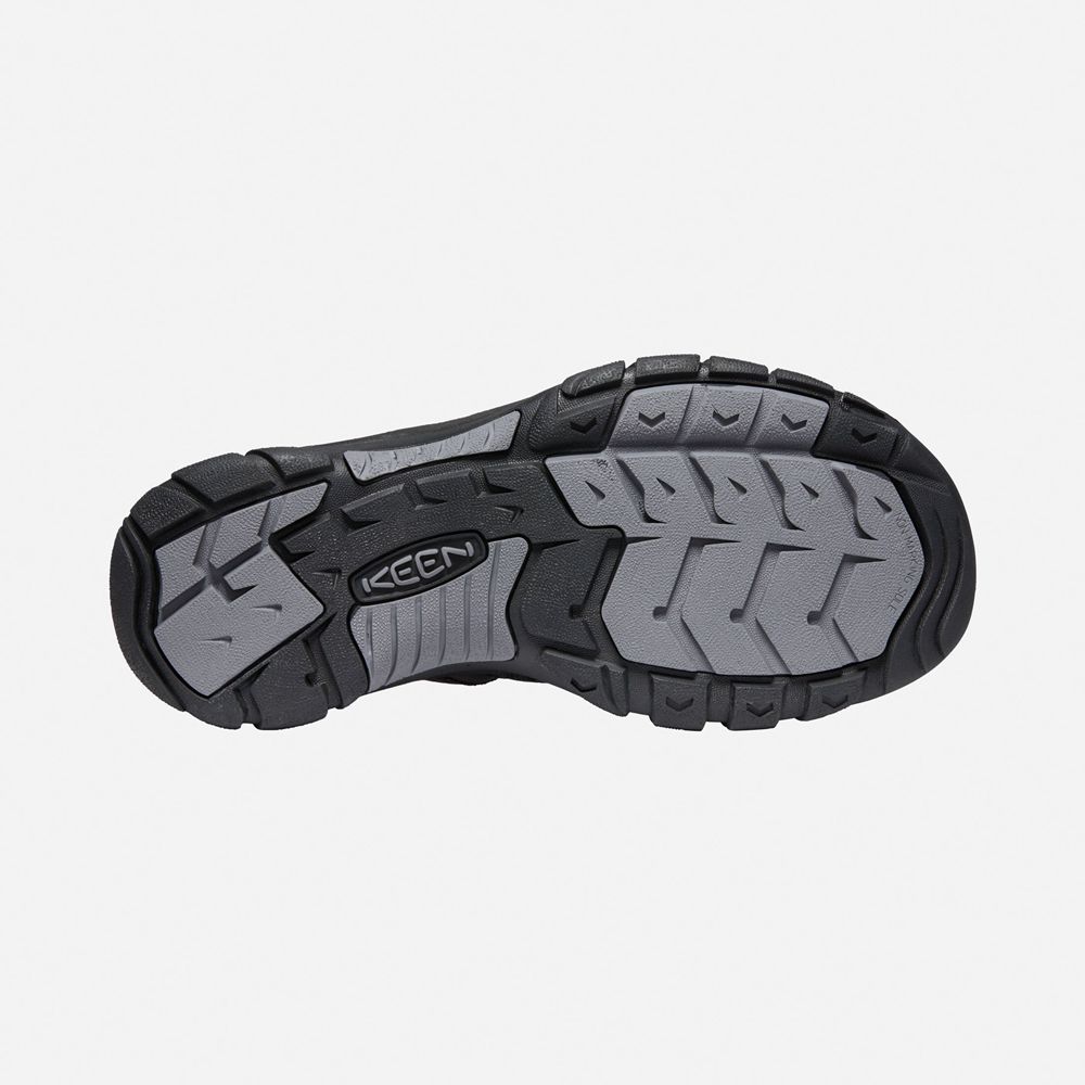 Keen Outdoor Sandalet Erkek Siyah/Gri - Newport H2 - Türkiye DWUT70259